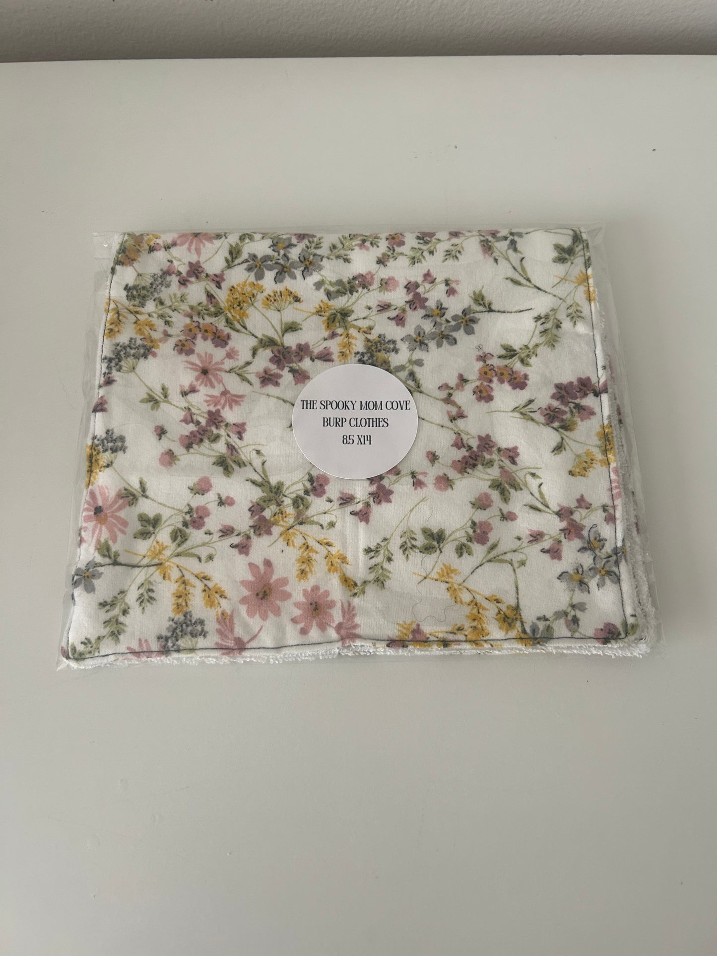 Floral Burp Cloth